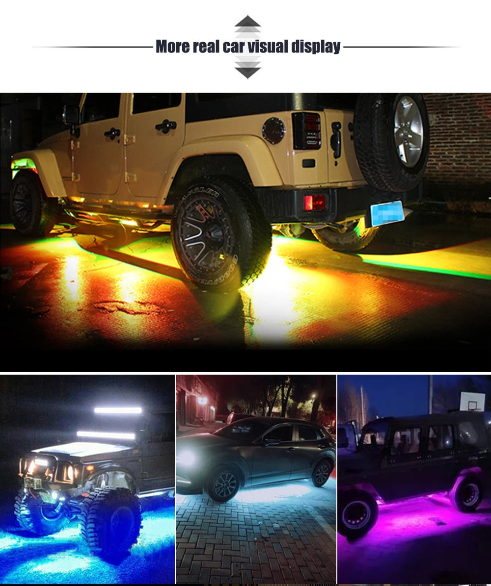 LED RGB under-glow Kit for any car.