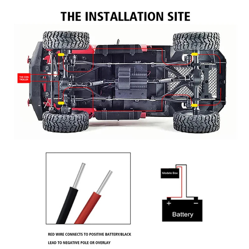 Universal RGB LED Rock Light Kit.