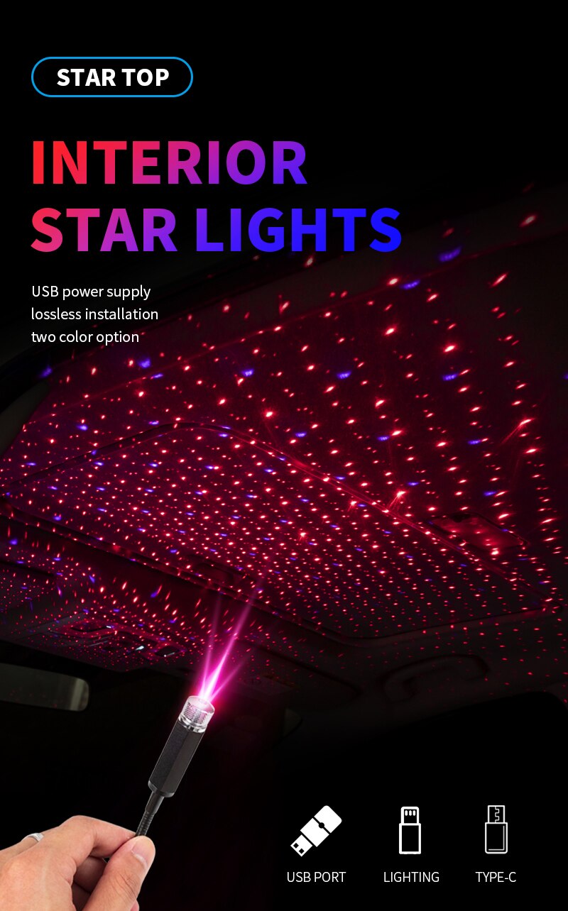 LED Galaxy Headliner