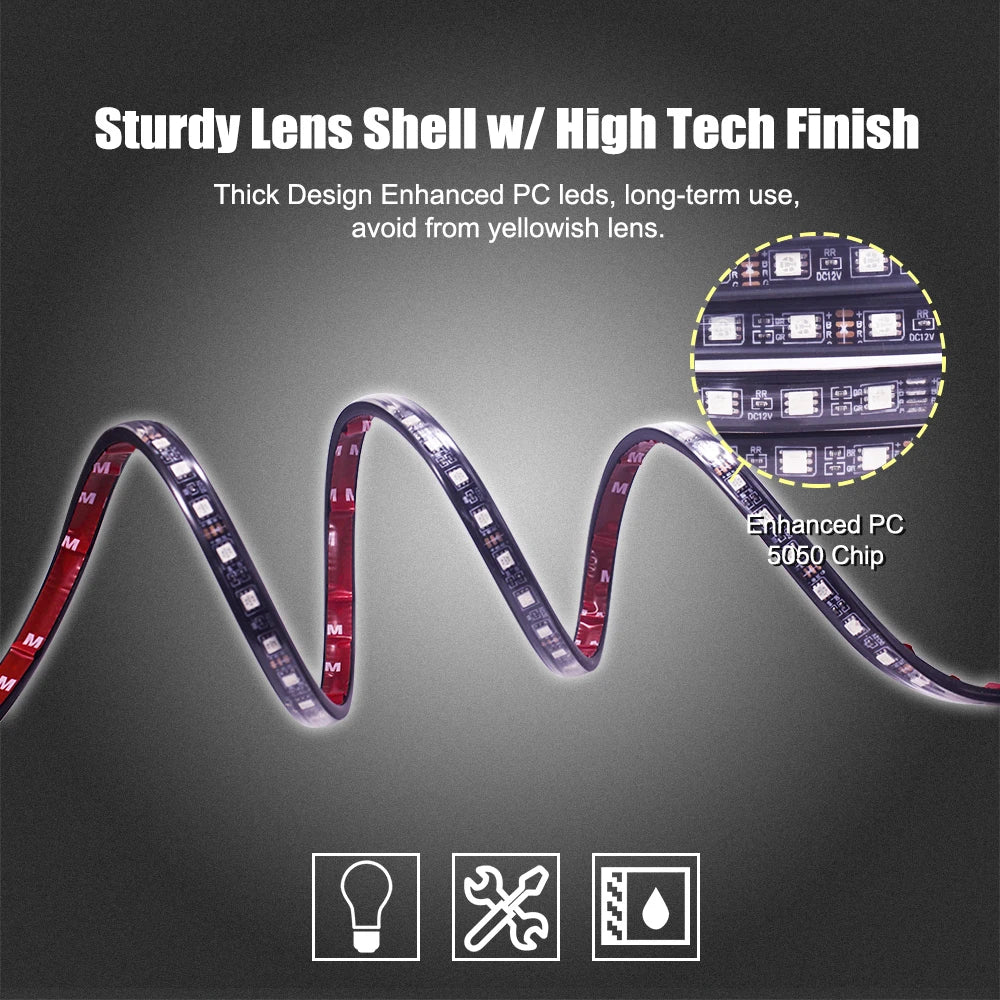 LED RGB under-glow Kit for any car.